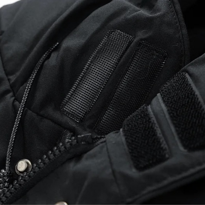 The Fulham Men’s Long Hooded Puffer Winter Jacket