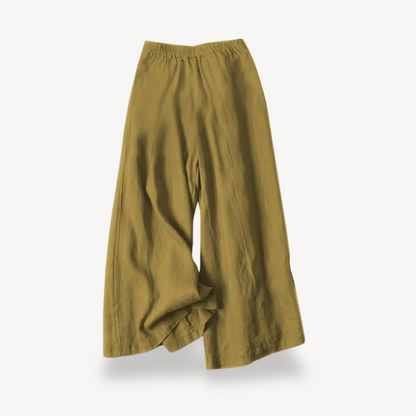 Women's Wide-Legged Linen Culottes