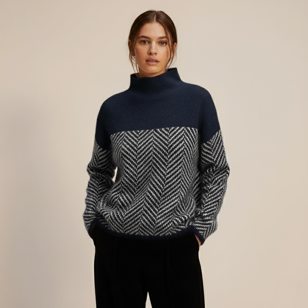 Soft Cashmere Turtleneck Sweater Design