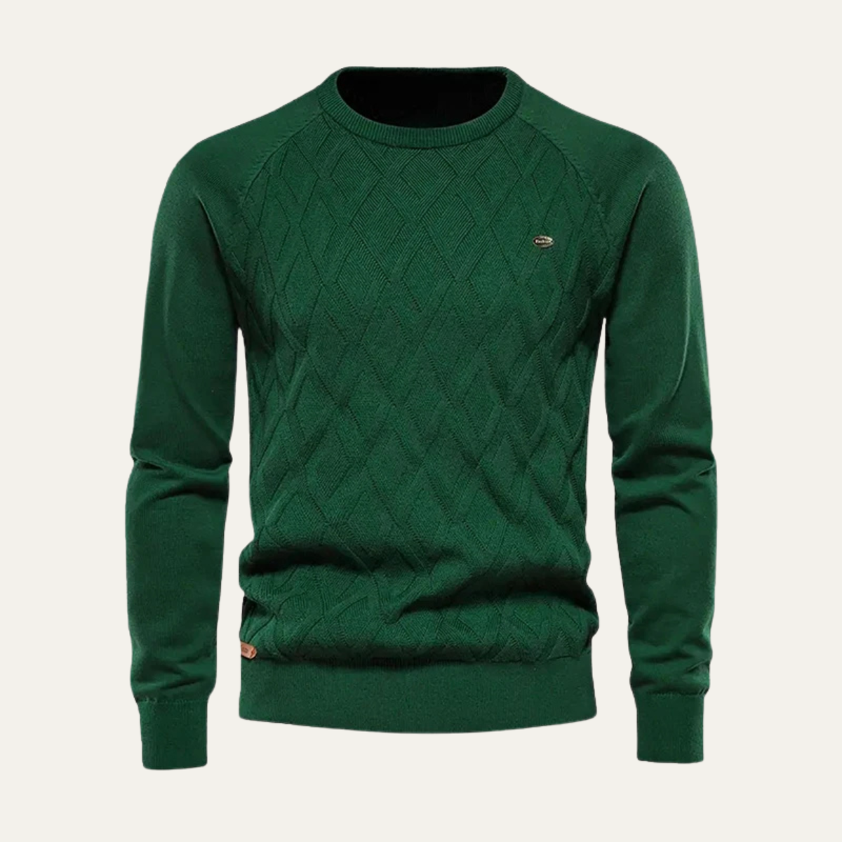 The Cannobio Men’s Classic Cable Knit Crew Neck Jumper