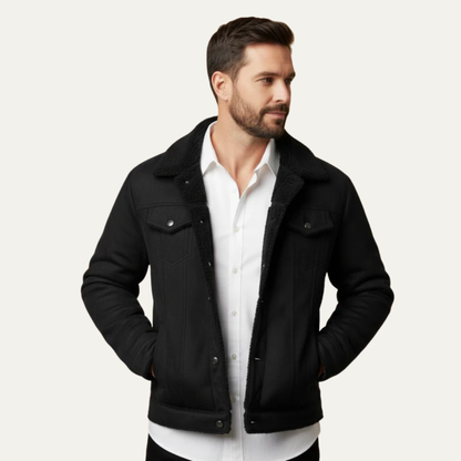 Men’s Shearling Lined Trucker Jacket