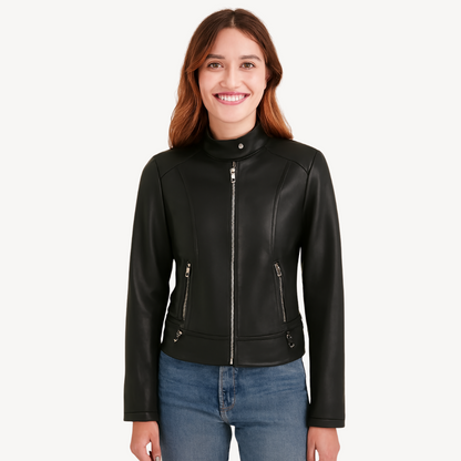 Faux Leather Jacket for Women