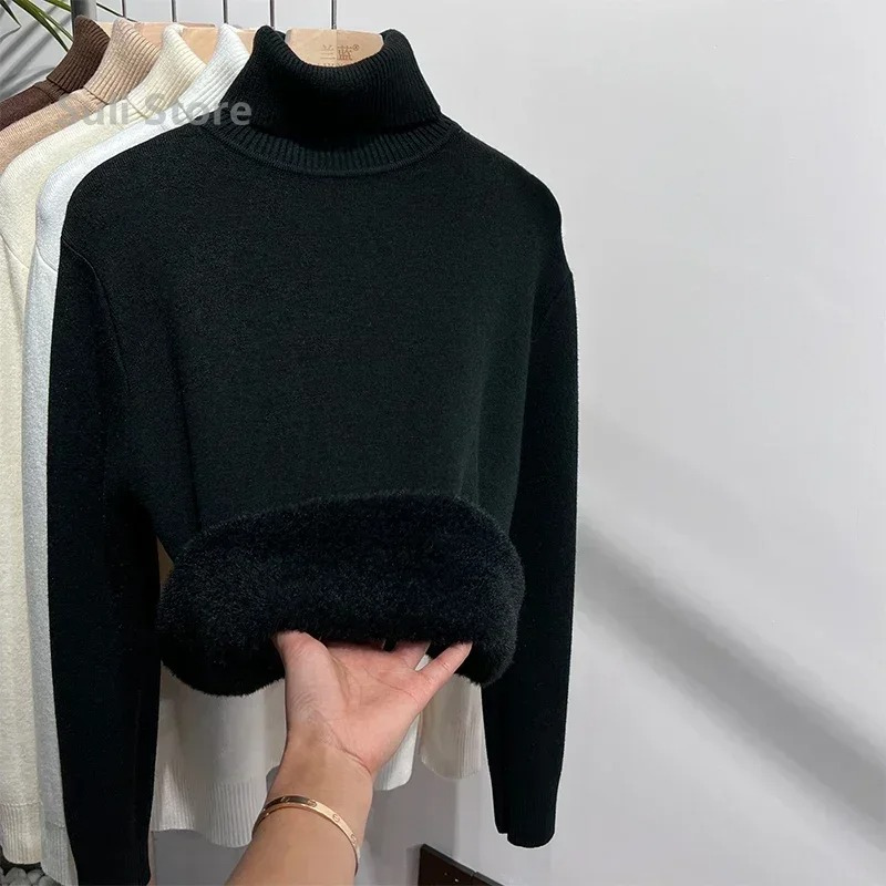 Cozy Women's Warm Winter Turtleneck Sweater