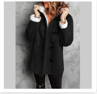 Warm Fleece Lined Grey Winter Coat