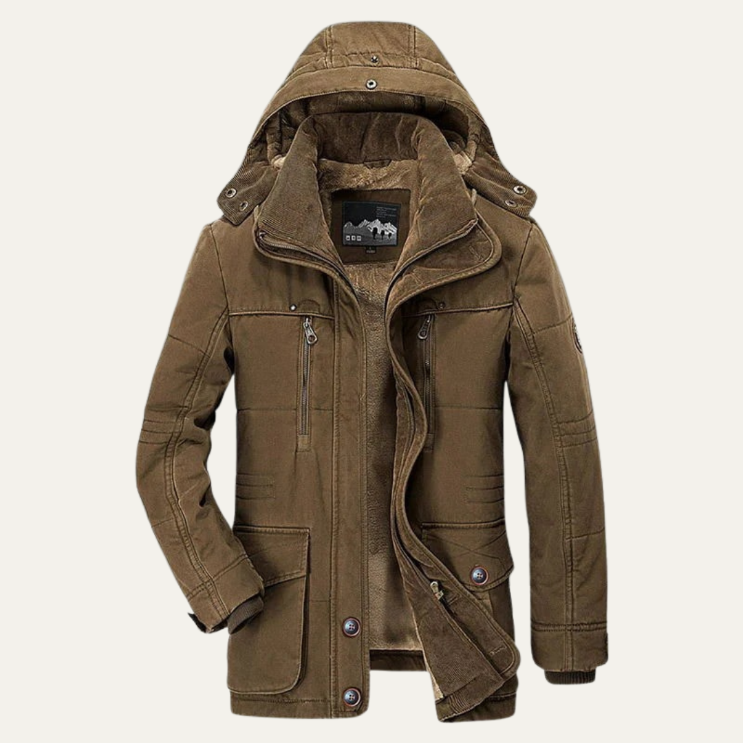 Men’s Textured Diamond Pattern Bomber Jacket