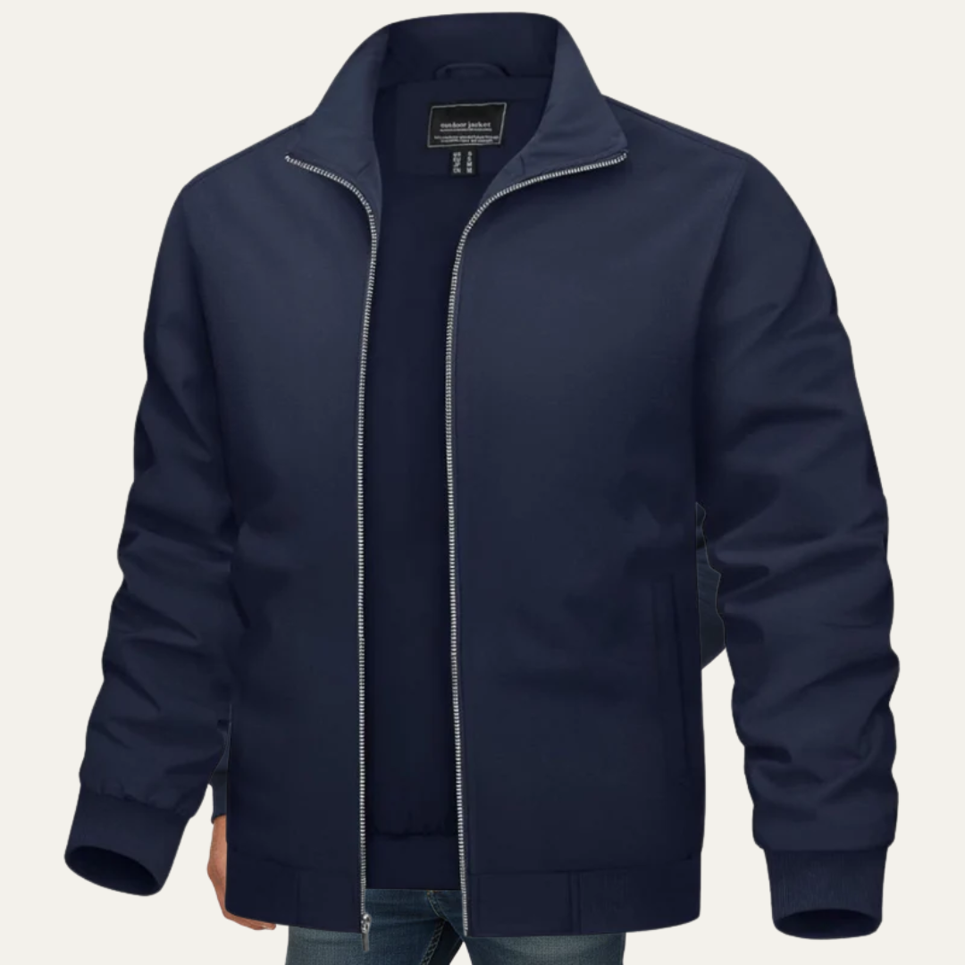 Men’s Lightweight Full Zip Windbreaker Jacket