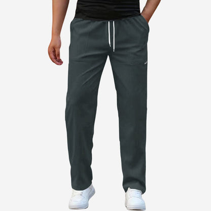 Men’s Loose Fit Casual Drawstring Athletic Trousers