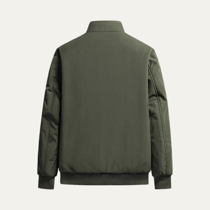 Men’s Warm Faux Fur Lined Flight Jacket