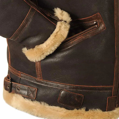 Men’s Pilot Winter Coat – Classic Bomber