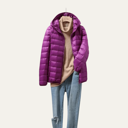 Women’s Shiny Ultralight Puffer Jacket