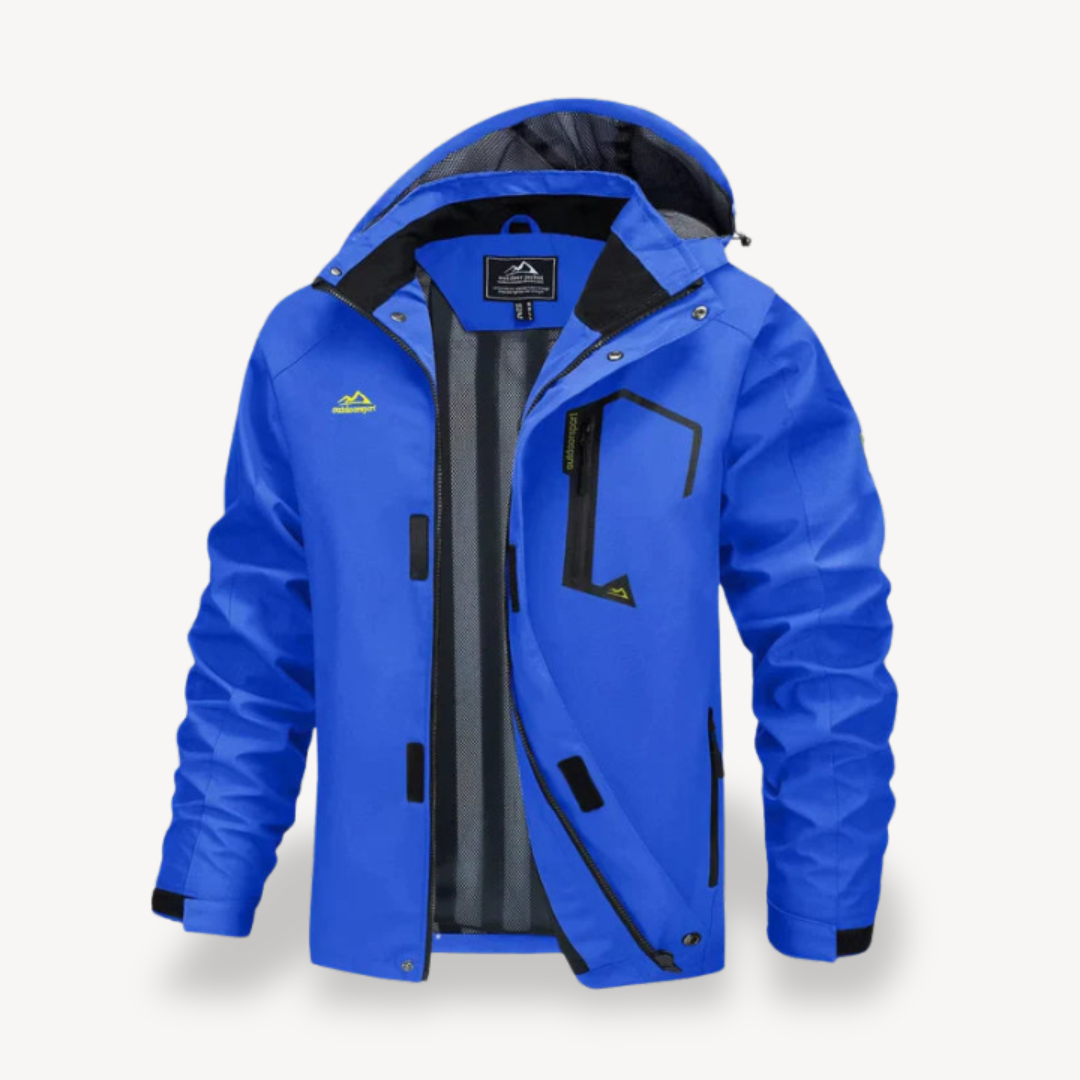 Men's Camo Waterproof Winter Jacket with Hood