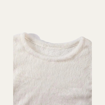 Women’s Fuzzy Christmas Tree Sherpa Lounge Top