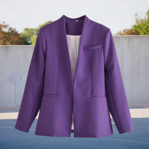 Relaxed Fit Women's Blazer with Pockets - BritishElegance