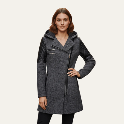 Women’s Mid-Length Moto Coat