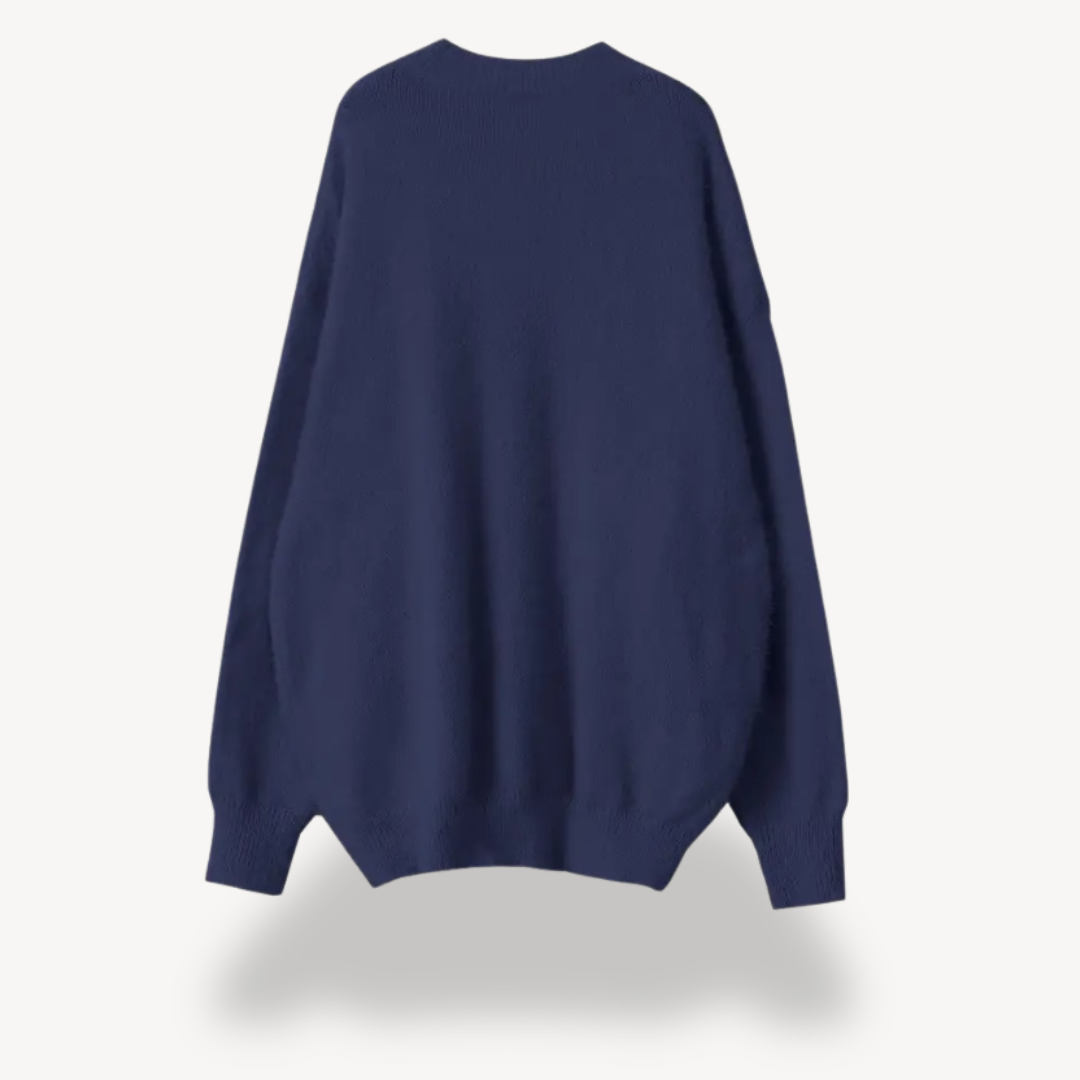 Pearl Detail V-Neck Sweater for Women