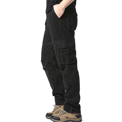 Relaxed Fit Tactical Pants with Elastic Waist