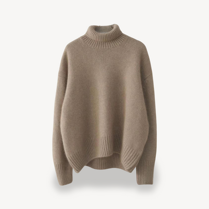 Women’s Soft Knit Fabric Turtleneck Sweater