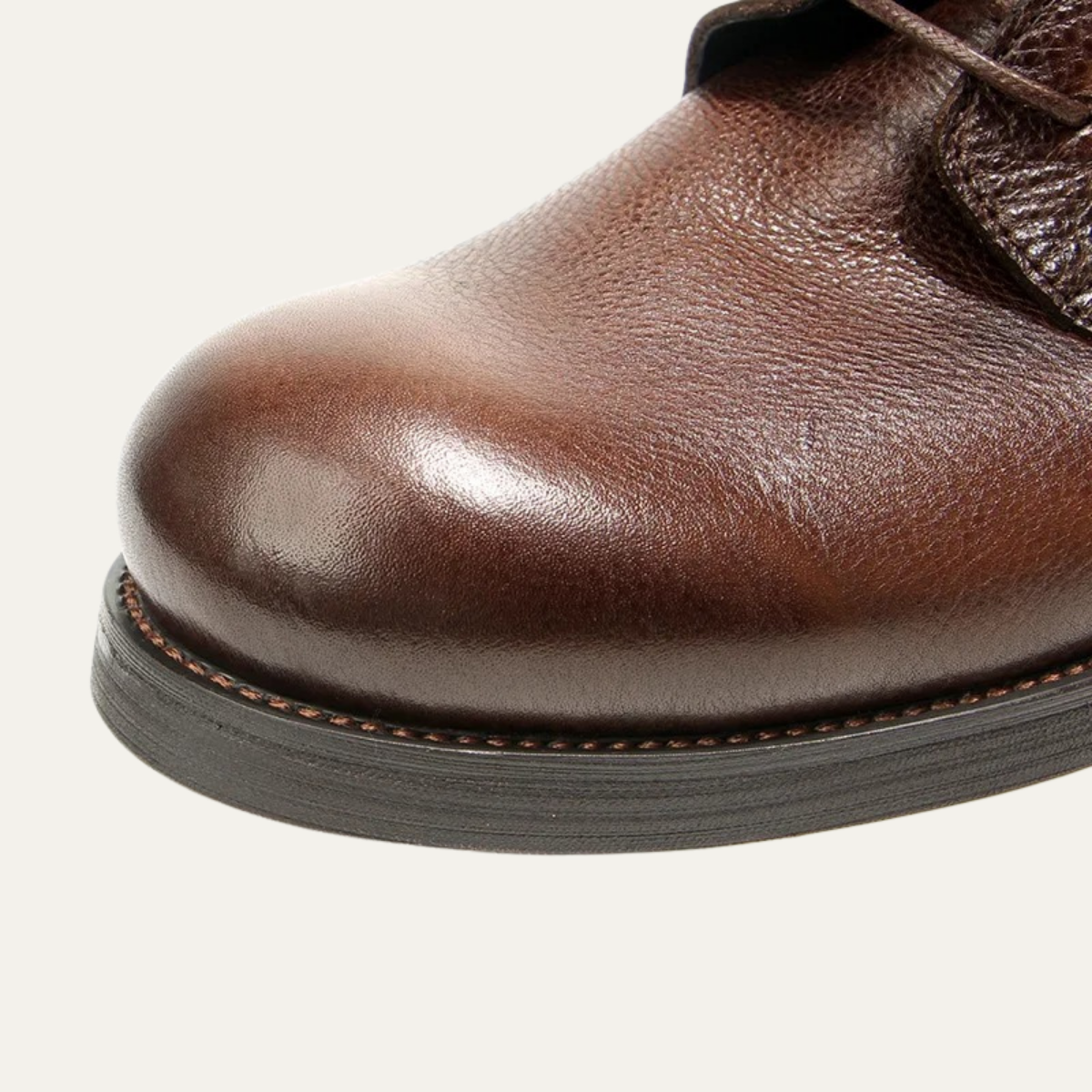 The St Davids Men's Leather Retro Casual Lace Up Boots