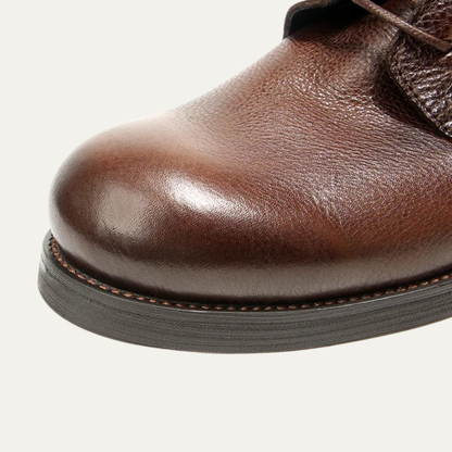 The St Davids Men's Leather Retro Casual Lace Up Boots