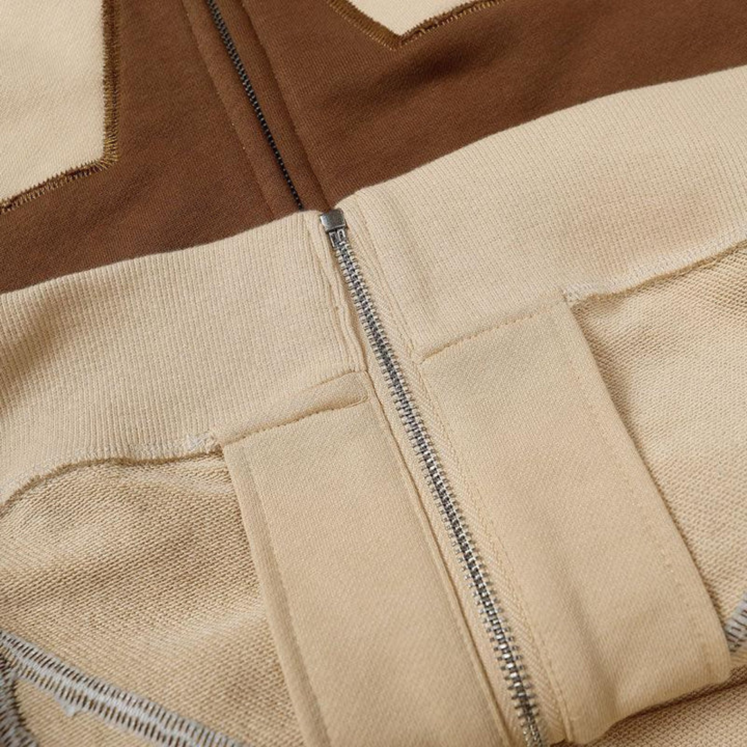 Men's Star Zip-Up Hoodie