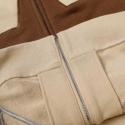 Men's Star Zip-Up Hoodie
