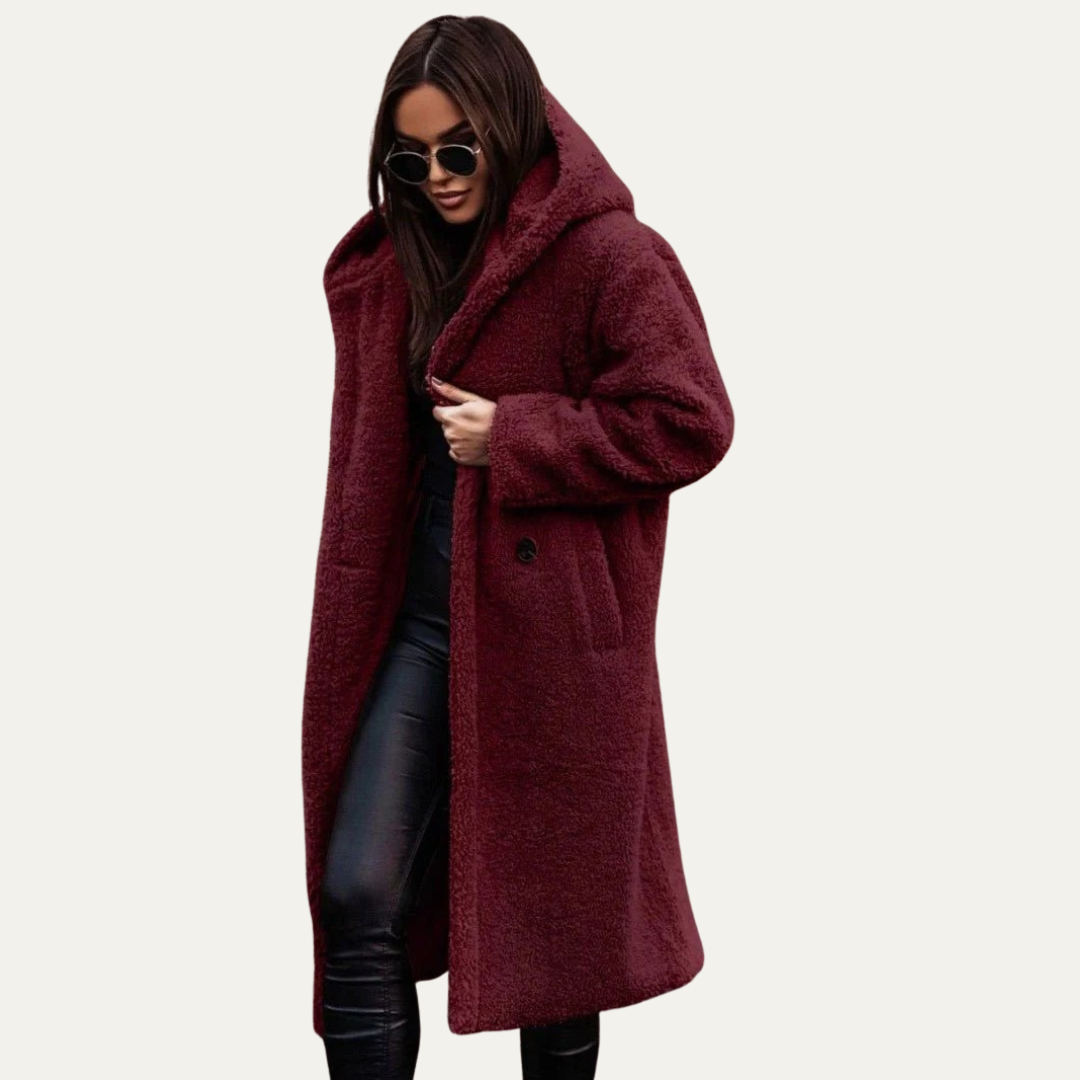 Women’s Oversized Long Teddy Coat