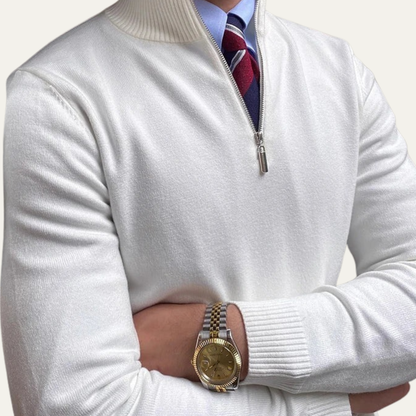 Men’s Classic Half-Zip Pullover Sweater