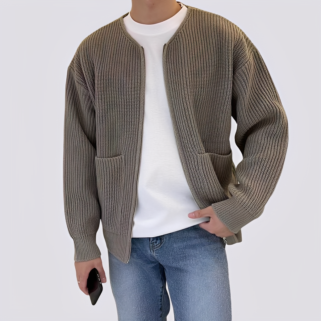 Cevori Stylish Loose Knit Cardigan