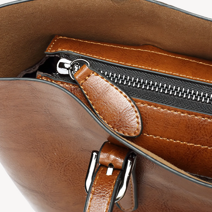 Women's Leather Tote Bag – Elegant Handbag