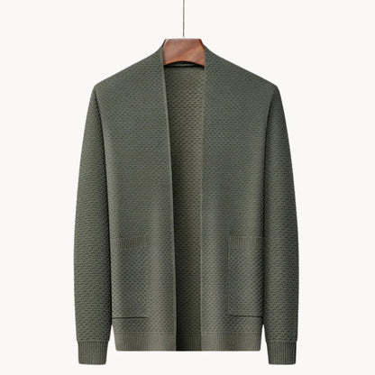 The Oslo Knit Cardigan – Men’s Open Front Casual Jumper
