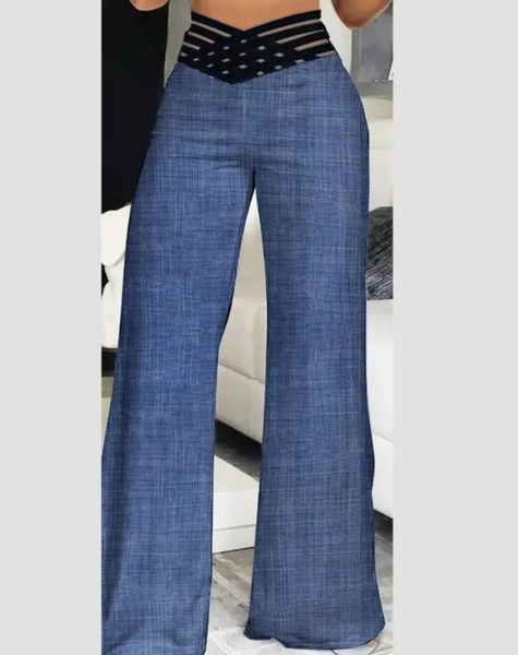 Women's Comfortable High Waisted Wide Leg Pants