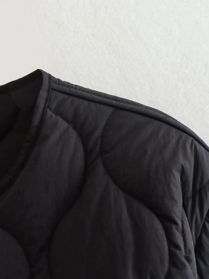 Sophia – Women’s Elegant Long-Sleeve Quilted Jacket