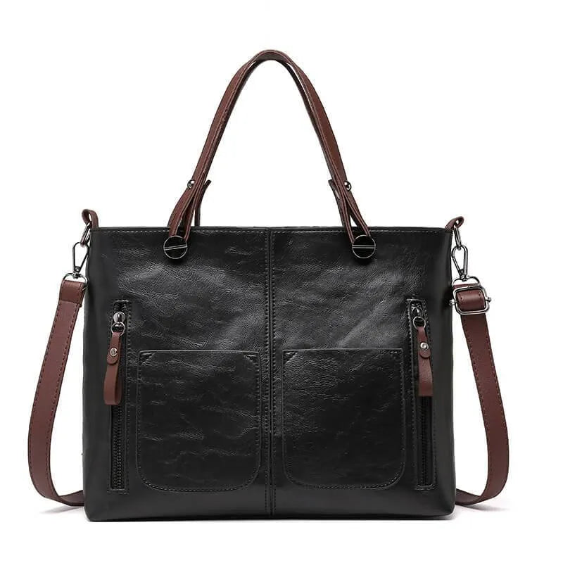 Rustic Brown Genuine Leather Crossbody Bag Handmade
