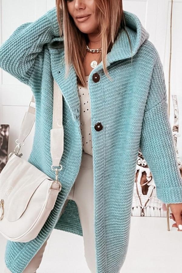 Warm Women's Cable Knit Hooded Vest - BritishElegance