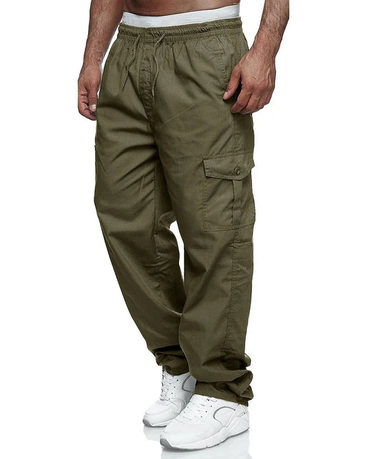 Dillon Cargo Pants: Multiple Pockets, Loose Fit