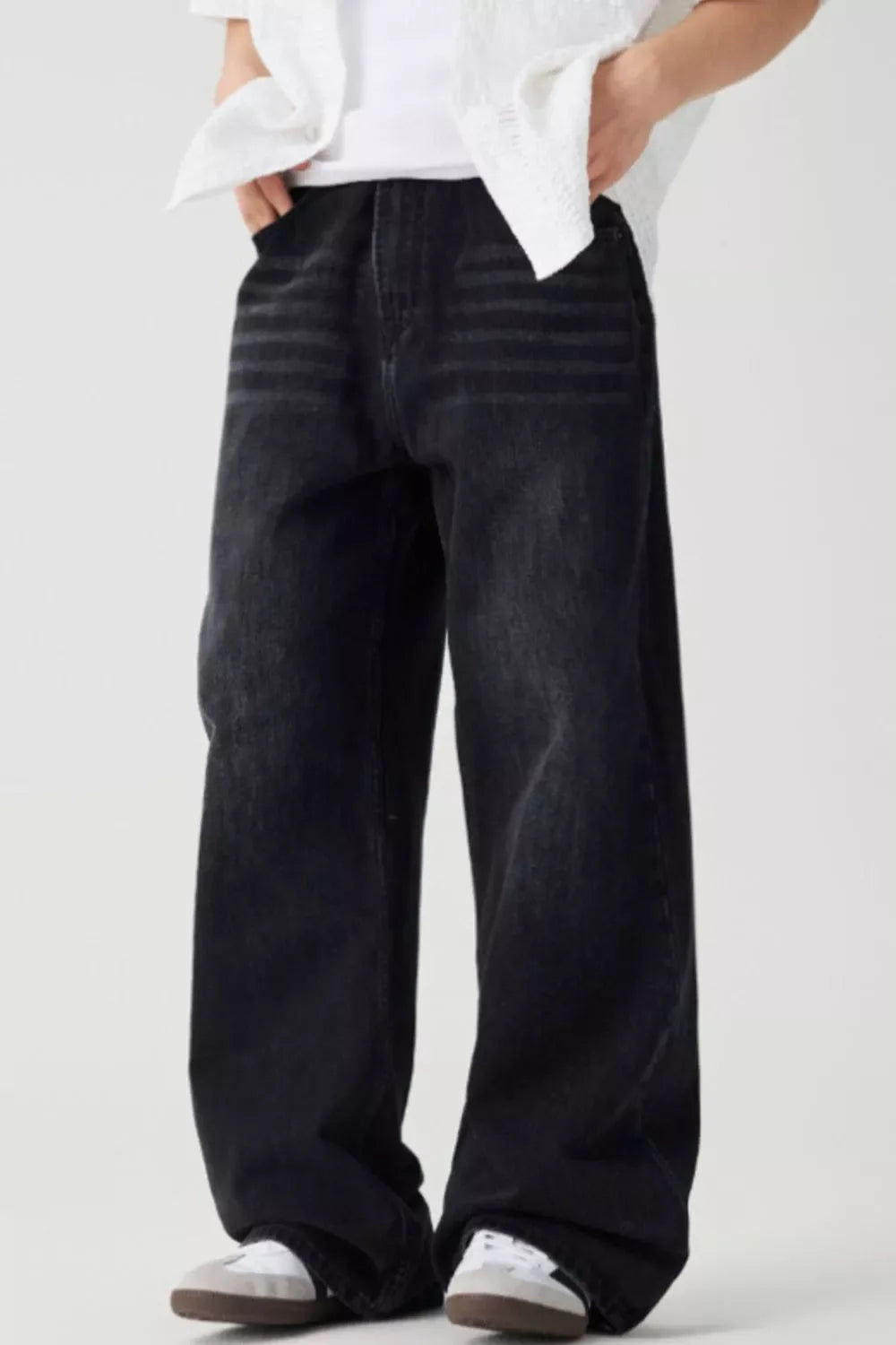 Comfortable Relaxed Fit Casual Jeans - BritishElegance