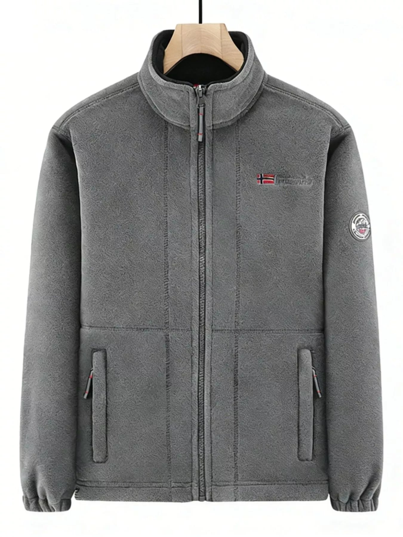 Big and Tall Mens Fleece Zip Up Jacket