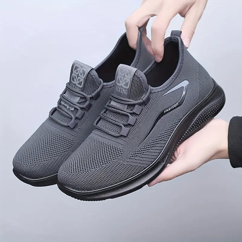 Comfortable Men's Breathable Lace Sneakers - BritishElegance