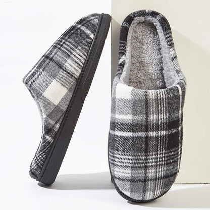 Cozy Mens Fleece Lined Slippers