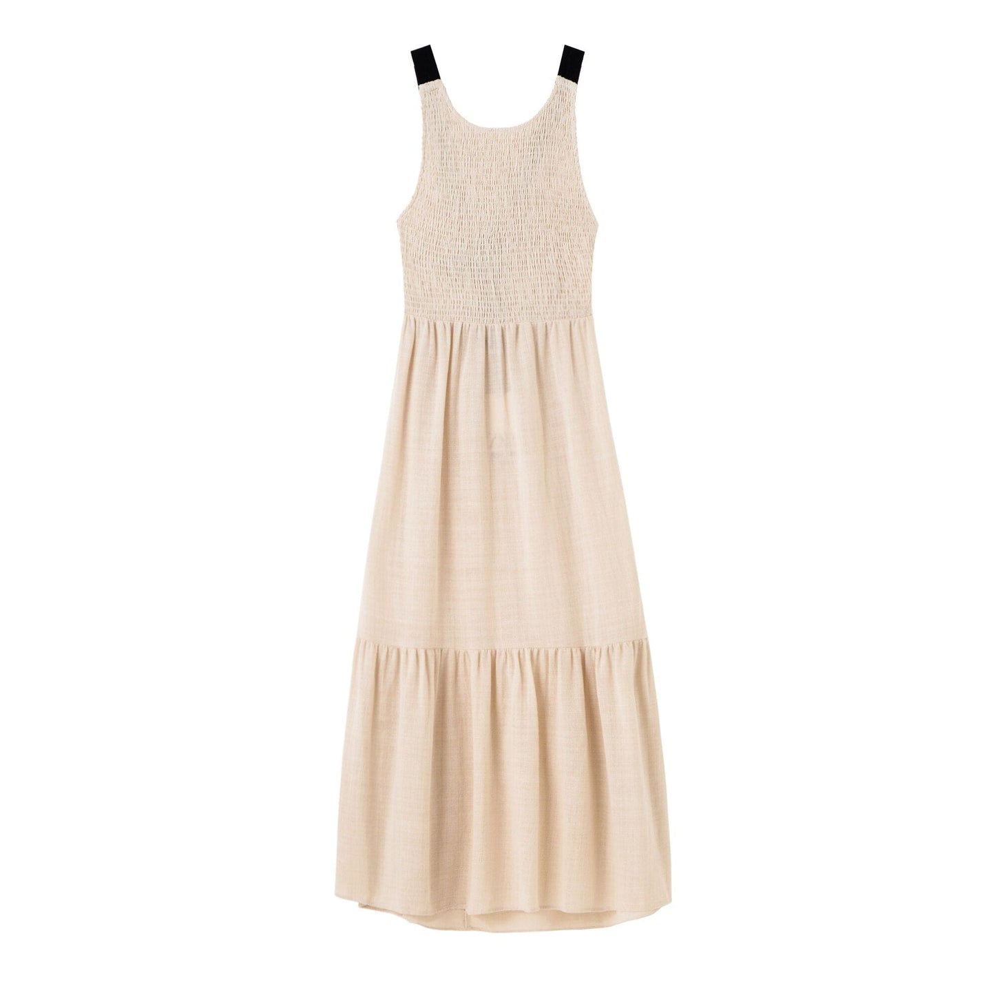 Chic Lightweight Sleeveless Maxi Dress for Women - BritishElegance