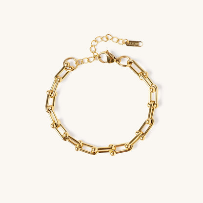Isla | Waterproof gold-plated chain bracelet - Adjustable fit