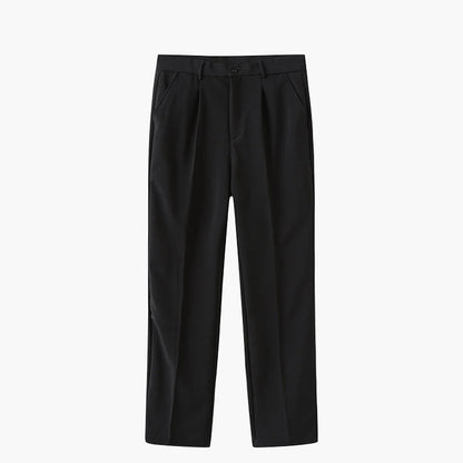 Slim Fit Formal Smart Trousers - BritishElegance