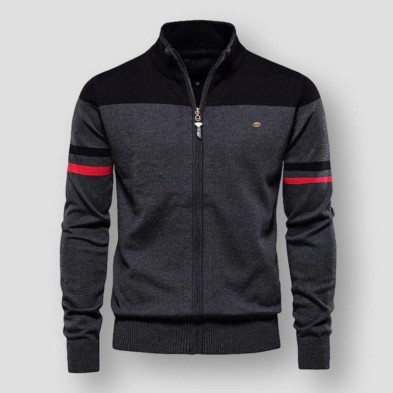 UrbanZip - Retro Zip-Up Hoodie for Fashion and Comfort