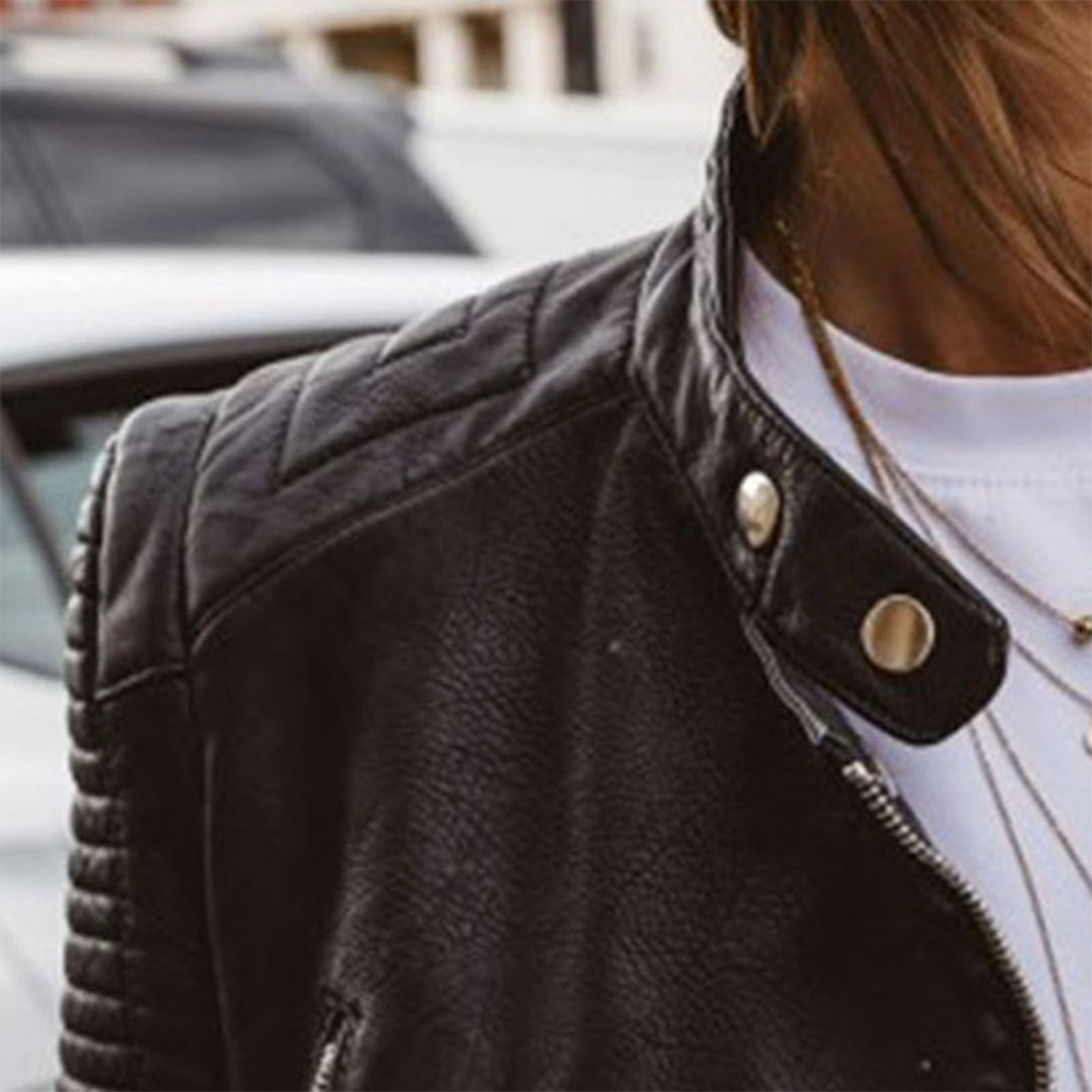 Daisy – Women's Biker Jacket with Zip