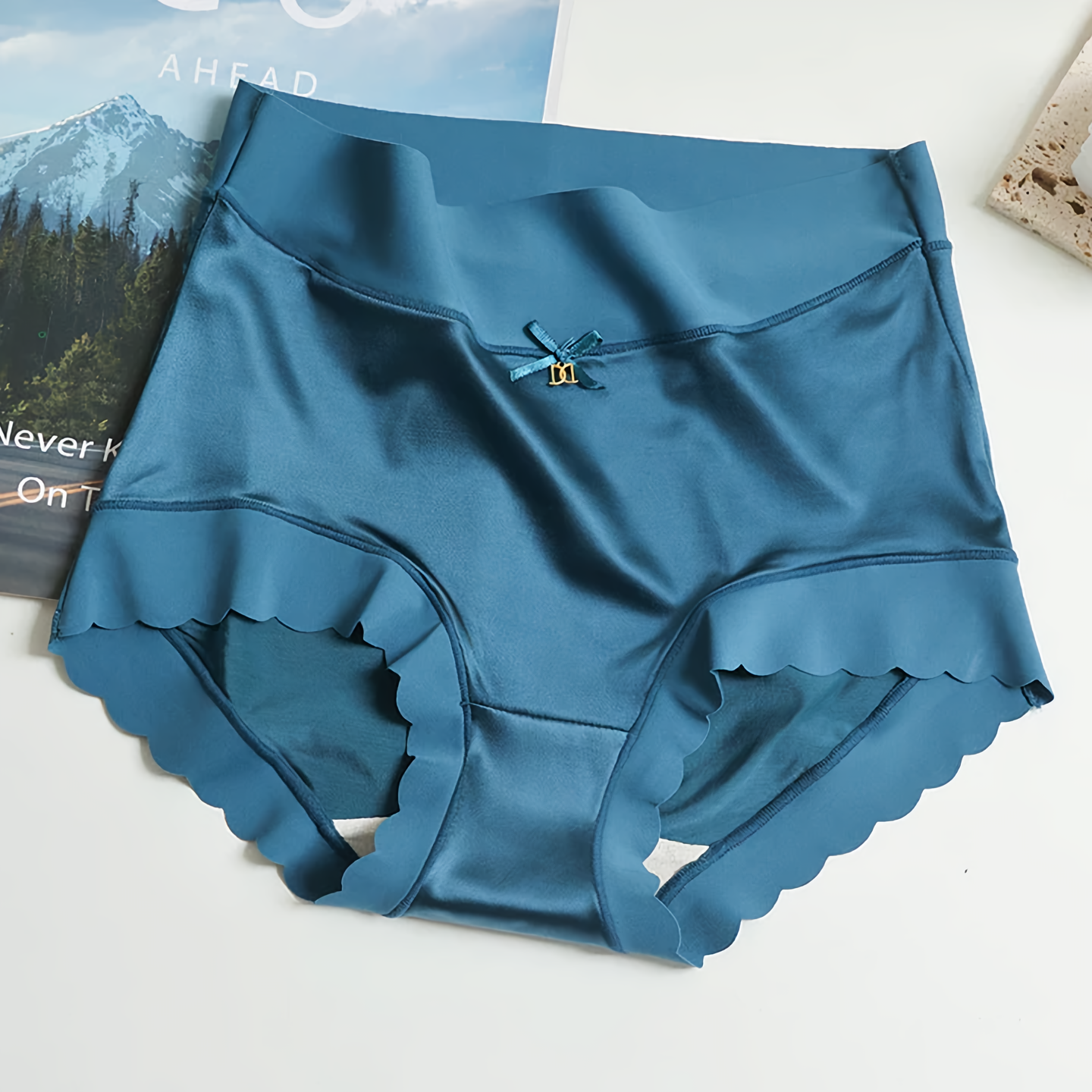 Women's Aven 5-Piece Seamless Silk Satin Underwear Set