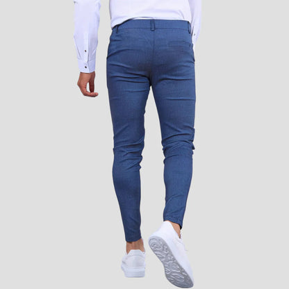 Men’s Slim-Fit Ankle-Length Trousers