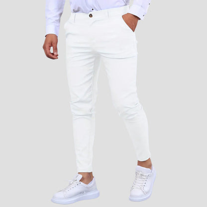 Men’s Slim-Fit Ankle-Length Trousers