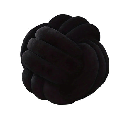 Round Knotted Ball Pillow