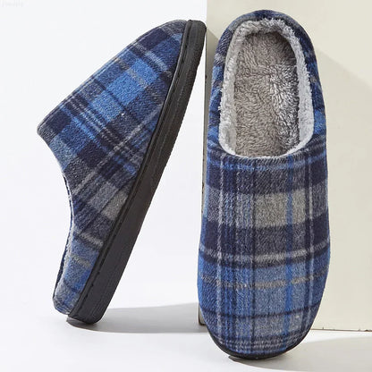 Cozy Mens Fleece Lined Slippers