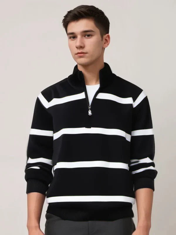 Cotton knit sweater